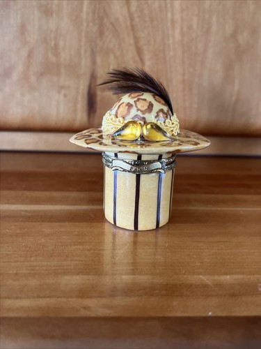 Limoges peint main trinket box - peint,