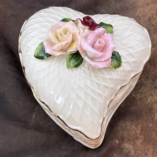Vintage heart shaped trinket - heart,