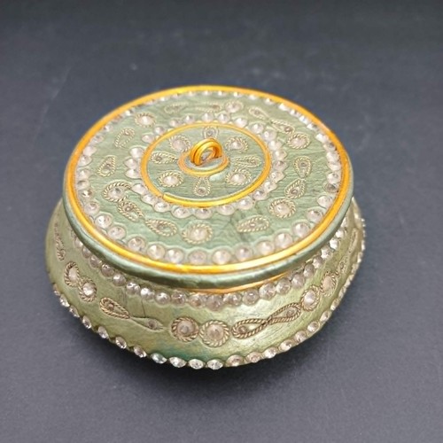 Handmade green trinket jewelry - trinket,